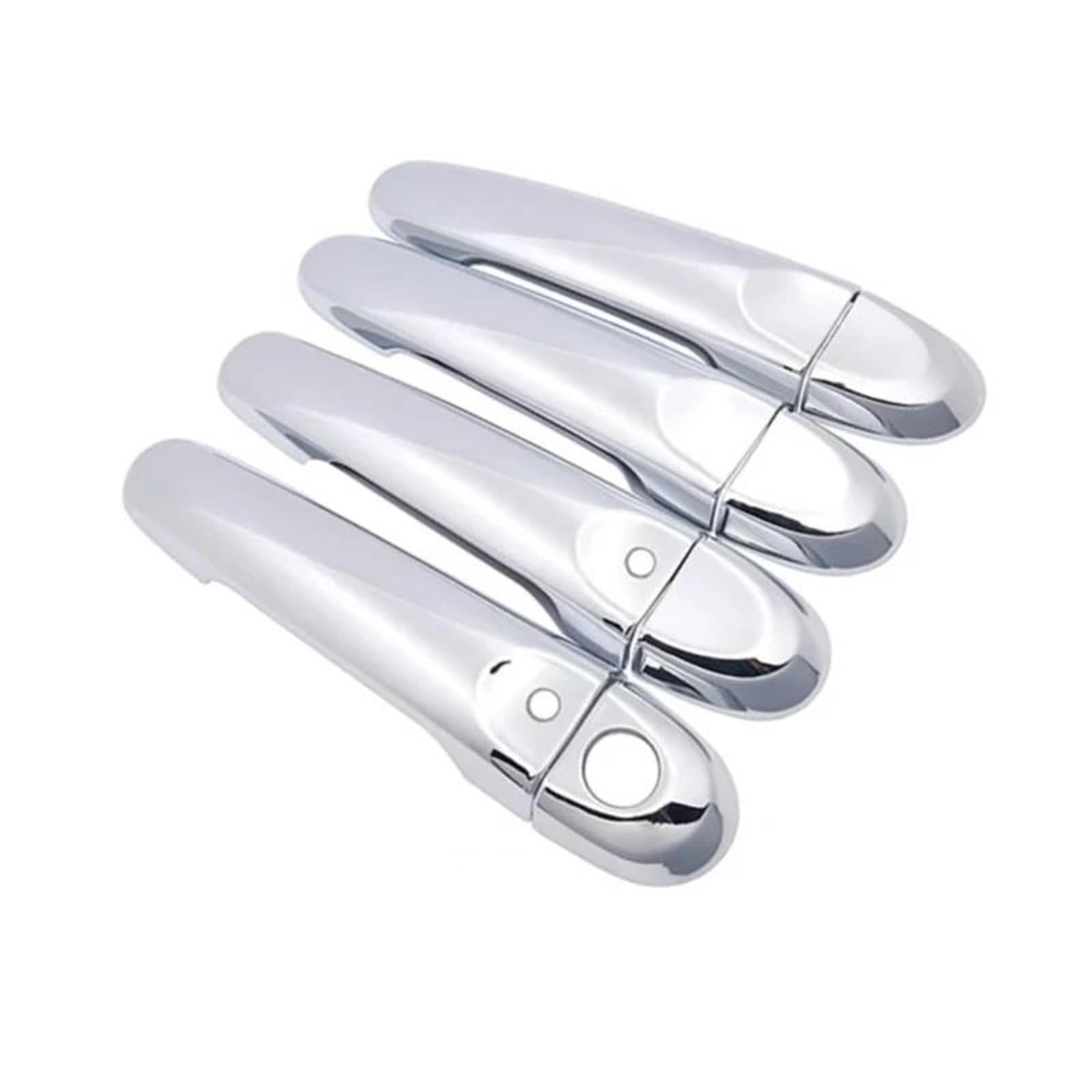 YUEYZHK Car Outer Door Handle Cover Trim for Nissan for Tiida for Pulsar C12 MK2 2011~2023 Accessories Stickers Gadgets(Style 4)