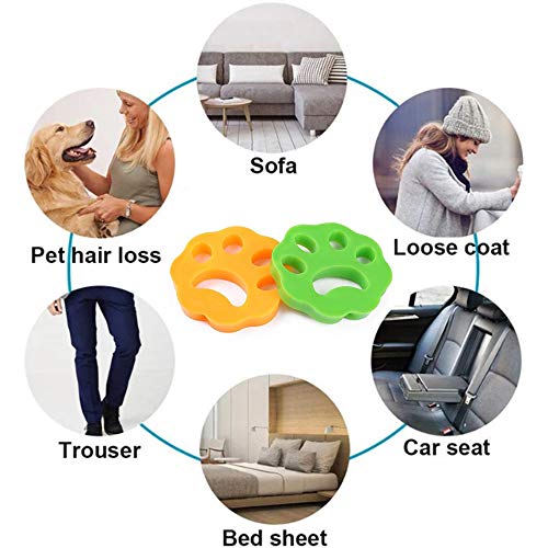 Removedor de pelos Besmon Pet para lavanderia, cães e gatos apanhador de pelos para máquina de lavar
