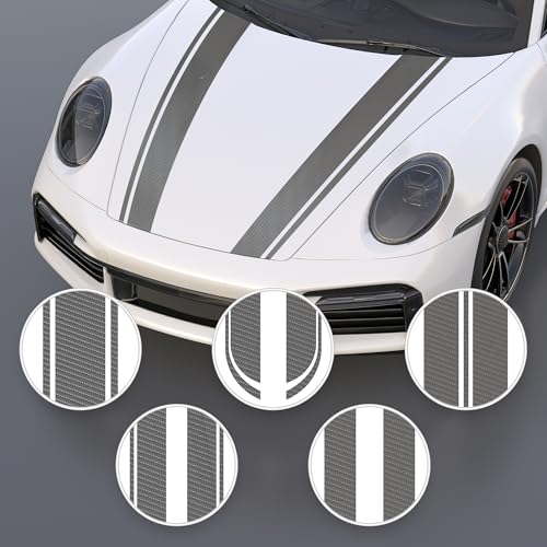Image of Lypumso 6D High Gloss Carbon Fiber Vinyl Wrap Tape, Chrome Delete Tape for Cars Motorcycle Detailing DIY Car Door Edge Guard Decals Blackout Tape Roll (6D Grey, 2in x 30ft)