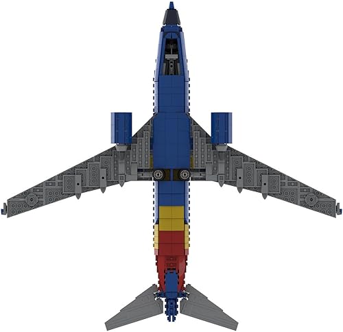 Miniatura 5 de MINDEN MOC-125916 180 737 - Modelo Southwest Large Jetliner, para niños y niñas, 1038PCS