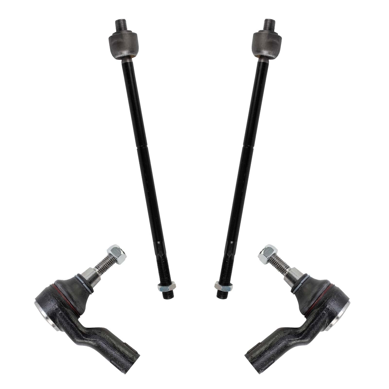 TRQ Front Inner & Outer Tie Rod Kit Set for Land Rover LR3 New