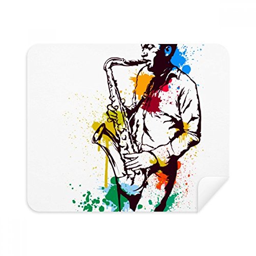 Chiffon de nettoyage aquarelle rock pour garder vos lunettes et écrans propres au bureau