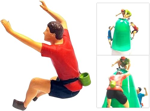 Miniatura 4 de MYCENSE Figura de modelo de resina 187, modelo trenes de personas, figuras coleccionables en miniatura para casa de muñecas, paisaje, diorama,