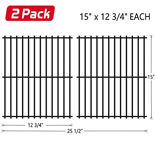 SHINESTAR 15" Grill Replacement Cooking Grates for Broil King, Broil