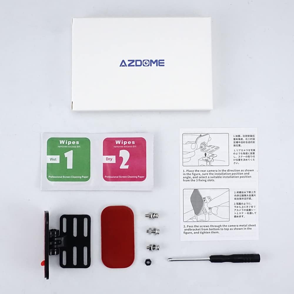 AZDOME Rear Camera Holder Window Bracket for Most Dash Cam PG02S PG17 PG18S PG19X M550 M01 Pro Car Cam for REDTIGER F7N, CHORTAU, Kingslim, Z-Edge
