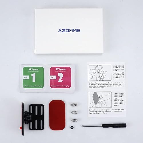 Miniatura 9 de Soporte de ventana trasera para la mayoría de cámaras traseras Dash Cam AZDOME M550 PG17 PG19X M01 Pro M550 Max Car Cam para REDTIGER F7N, CHORTAU,