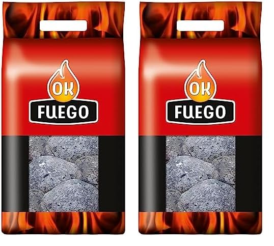 Flower M282733 - Piedra Lava barbacoas 4kg (Paquete de 2)