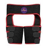 Waist Trainer for Women, Butt Lifter and Hips Enhancing Shapeware Belt (RED, MEDIUM)