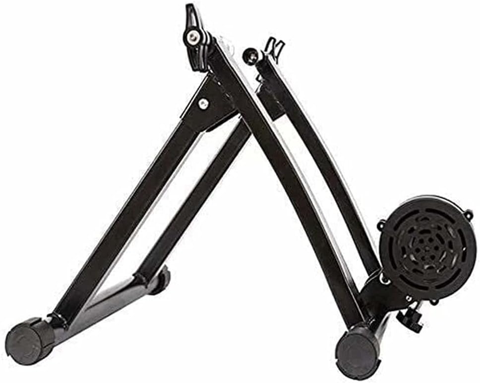 Bike Trainer Stand Indoor Bike Trainer, Foldable Magnetoresistance Turbo Trainer Stand, Mountain/Road Bike Cycling Exercise Fitness Stationary Frame
