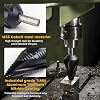 MulWark M35 Cobalt Step Drill Bit Set with Center Punch, TiAlN Coated Unibit(1/4-1-3/8), 4 Spiral Flute Hex Shank for Stainless Steel, Metal, Wood, Plastic