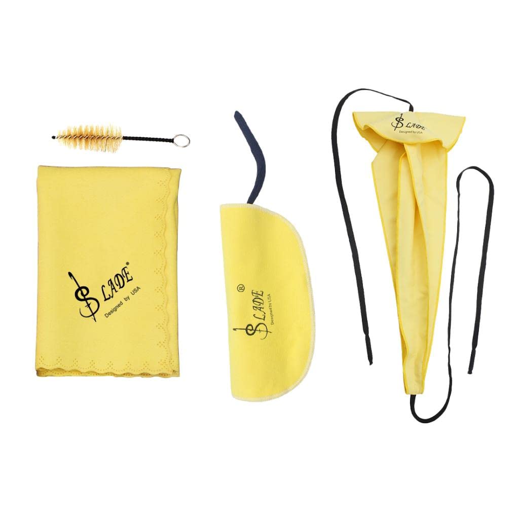 ATORSE® 4 in 1 Saxophone Cleaning Kit Saxophone Mouthpiece Brush Cleaning Cloth Swab Screwdriver-image-22