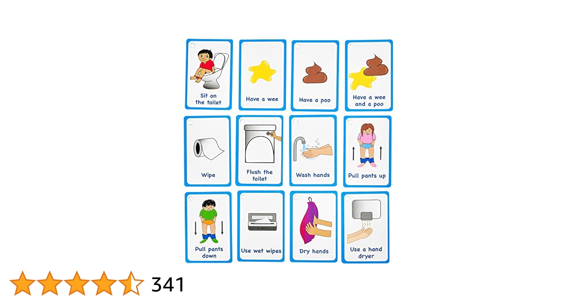 Amazon.com: My Toilet Routine Cards 12 Flash Cards for Visual aid Special Ed, Speech Delay Non Verbal Children and Adults with Autism or Special Needs : Toys & Games amazon-com-my-toilet-routine-cards-12-flash-cards-for-visual-aid-special-ed-speech-delay-non-verbal-children-and-adults-with-autism-or-special-needs-toys-games