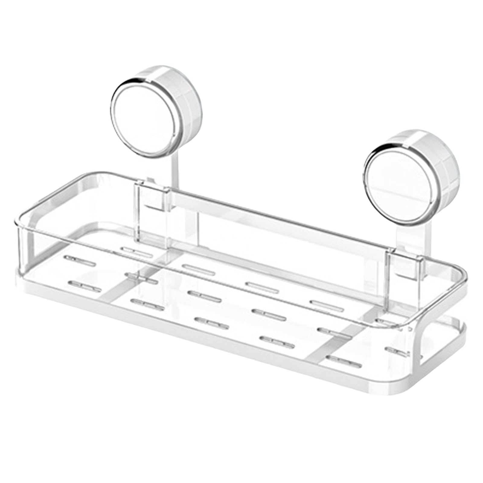Jazuaiao Practical Suction Storage Rack Sturdy Shelf Storage Rack for Bathrooms Kitchens and Bedrooms Cup Organizers