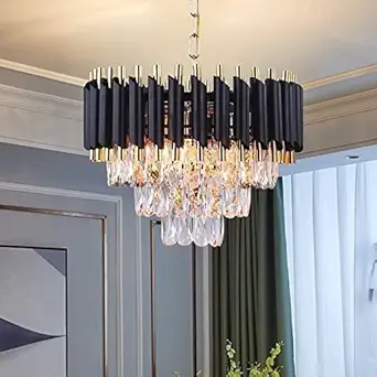 SHRI MAHAL ANTIQUES 400 Mm Chandelier for Living Room Modern Ceiling Light Jhumar for Hall Light for Living Room and Hall Round Jhoomer Show Lights for Home Decoration Ceiling 400 Mm