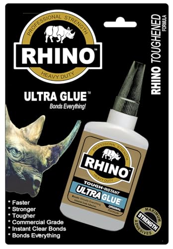Rhino Glue, Heavy Duty 40 Gram Clear