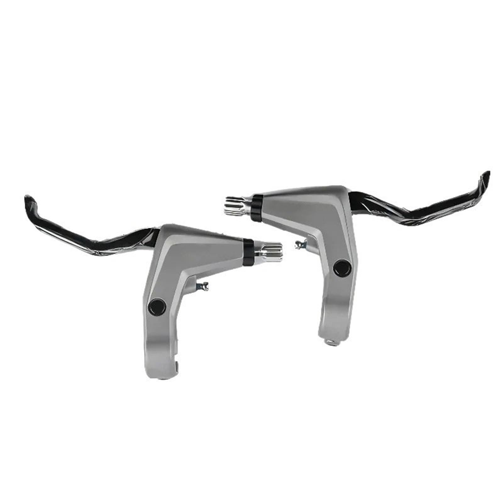 EGUIAS T4000 MTB Road Bike Bicycle T4000 Brake Lever Set Black 22.2mm V-Brake Left Right Bike Accessories(BL-T4000 Silver)