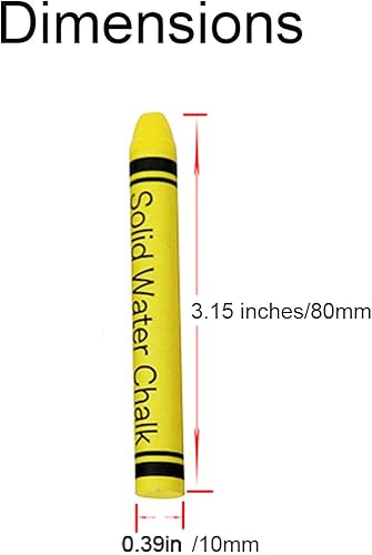 Miniatura 4 de VOVCIG Tiza soluble en agua sin polvo, tiza de color sin polvo que se puede limpiar con un paño húmedo