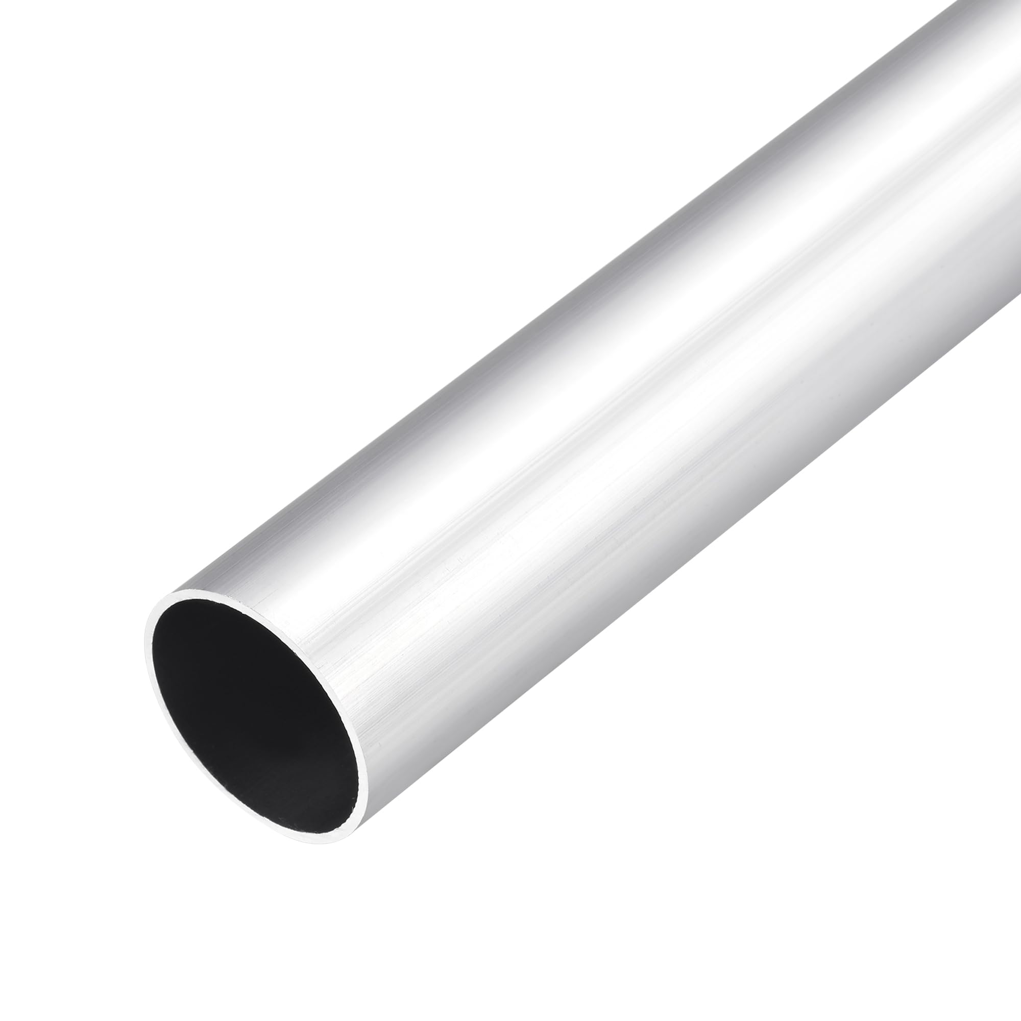 DMiotech (30mm OD x 27mm ID) 6063 Aluminum Round Tube 300mm Length Industry Metal Tubing for Machinery Frame Construction DIY Projects