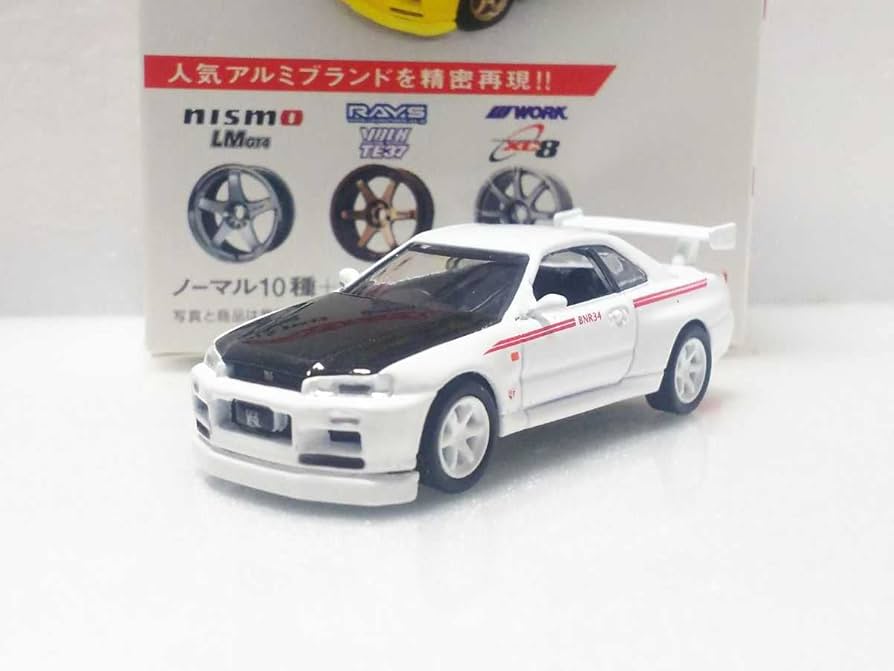 Amazon | Targa 1/64 日産 スカイライン GT-R R34 BNR34 レイズ