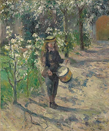 Tableaux Graffiti Art Mural L'Enfant au tambour par Pissarro Moderne Impression 60x90cm