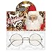 WIDMANN Vintage Round Lens Glasses - Multicoloured, Christmas Style