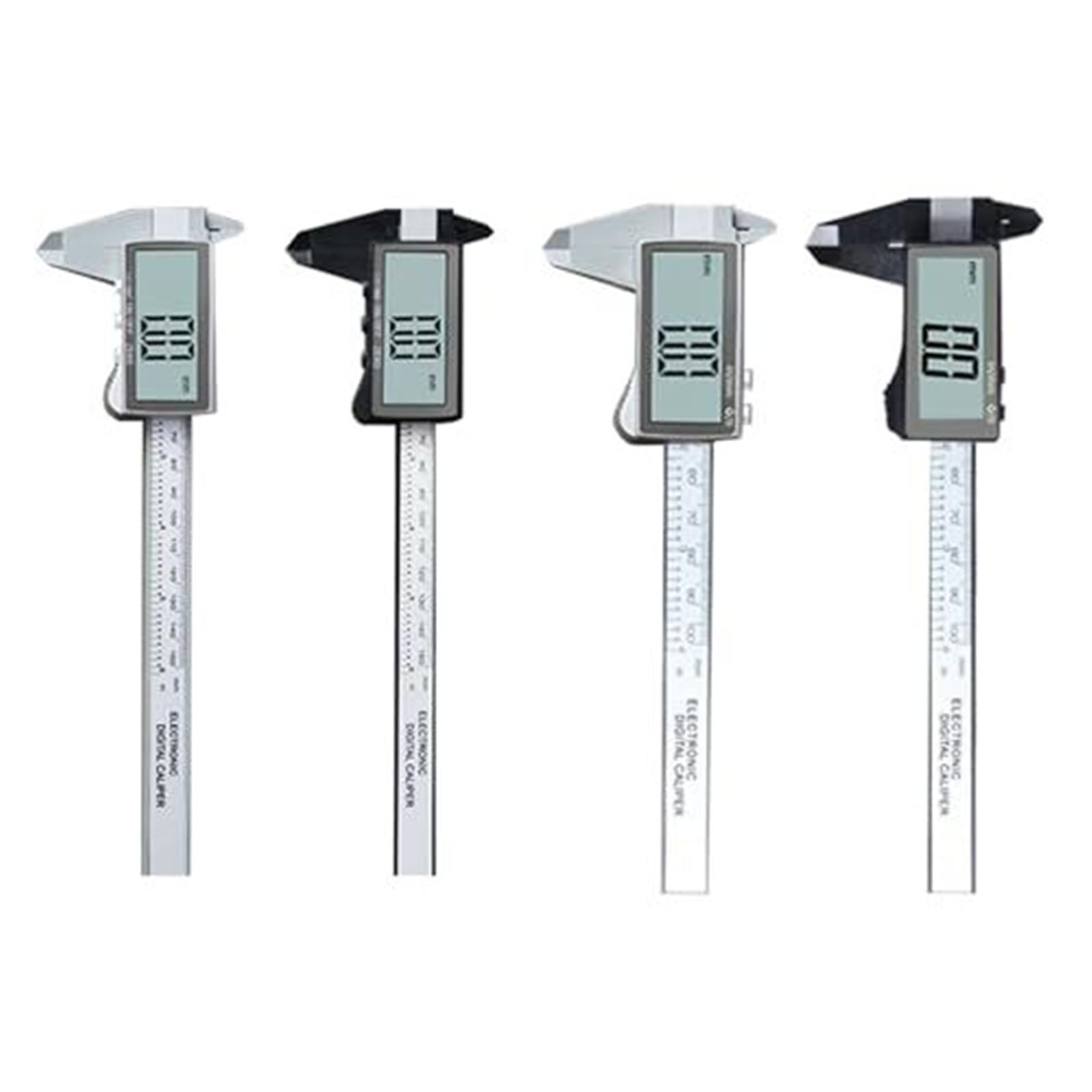 Elektronischer Messschieber, digitales Mikrometer-Messgerät for Zuhause, Industrie, Schmuck (Silber, 100 mm)(Silver 150mm)