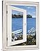 Global Gallery Budget GCS-126367-3040-142 Diane Romanello Bay Window Vista I Gallery Wrap Giclee on Canvas Print Wall Art