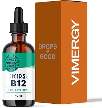 VIMERGY Kids Liquid Vitamin B12, Alcohol-Free, 55 mL