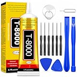 Handy Display Kleber Set 110ml - Glue Smartphone mit Reparaturwerkzeug, Handy Kleber für Display, Rahmen und Rückseite, für Textil Bastel Schuh Stoff Rhinestone Glas Schmuck