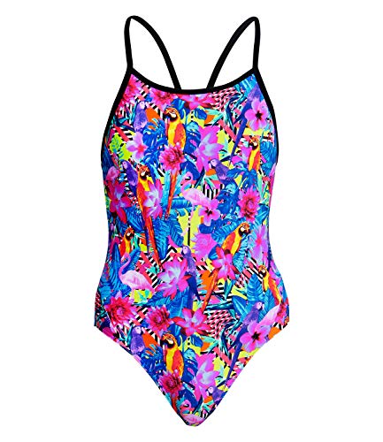 Funkita Girls Diamond Back One Piece Club Tropo Badeanzug (AUS 12/164)