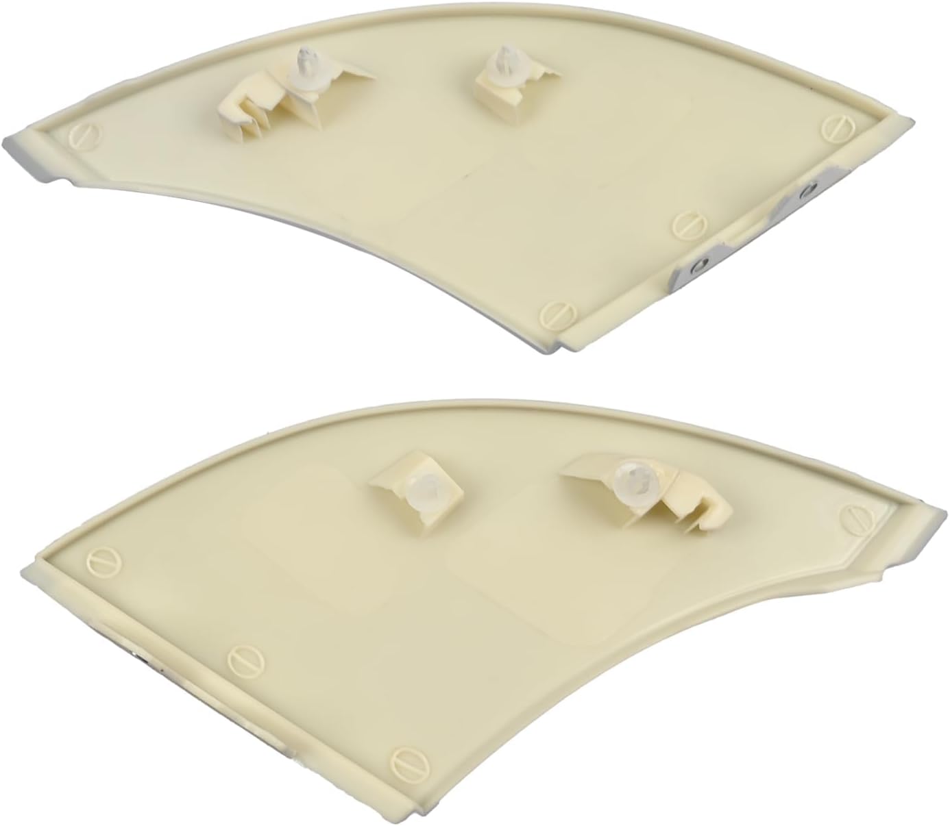 1 Pair Upper Headlight Filler Panel Bezel Trim Molding Compatible with Ram Promaster 1500 2500 3500 2014-2022 Replace 1ZT62ZZZAA 1ZT61ZZZAA,Front Left & Right Gray Headlight Filler