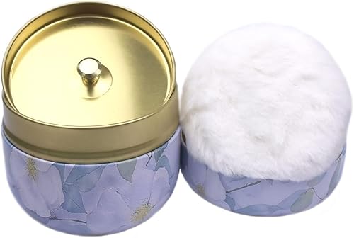 Miniatura 14 de Topwon Estuche de polvo con soplete de polvo para polvo corporal Estuche de polvo para bebé y mamá (negro) Negro -,Azul,púrpura, (Purple