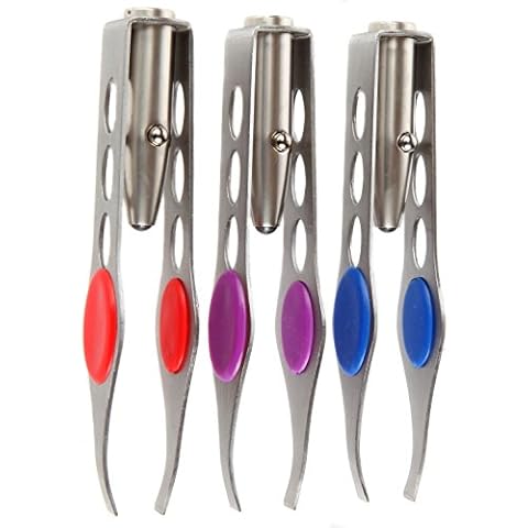 Trenton Gifts Stainless Steel Tweezers with LED Light Cover