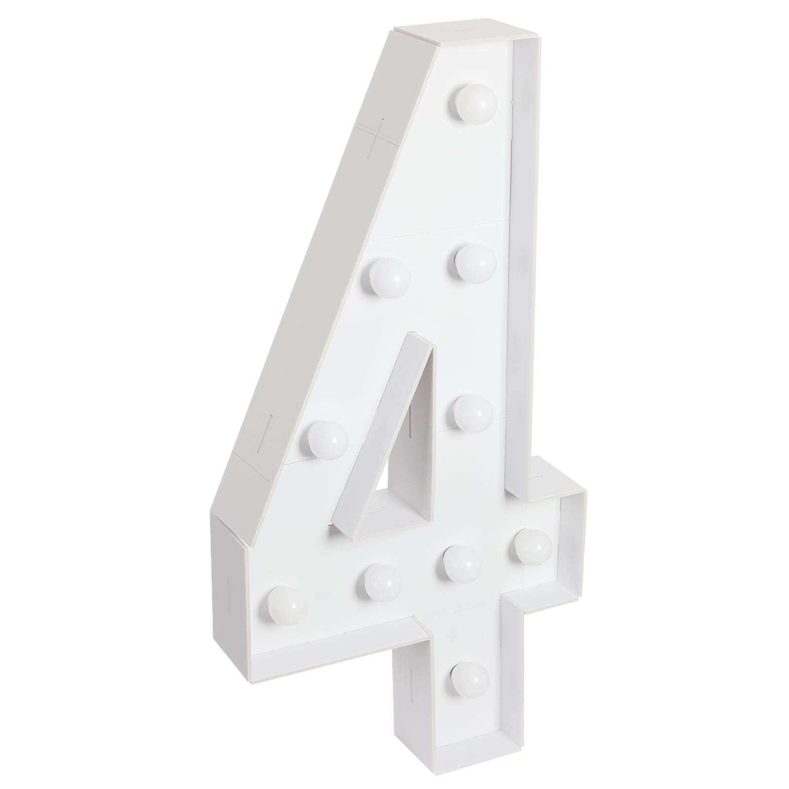 Chiffre Lumineux Geant Lettres Lumineuses à LED Lampe Numéros Lumineux LED Lights Décoration 2000-3000K,Pour Fête D'anniversaire, Anniversaire, Décoration De Mariage