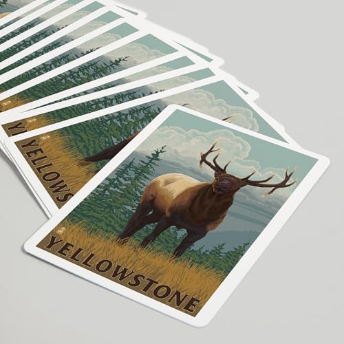Lantern Press Naipes Póker Yellowstone, 52 Cartas miniatura 5
