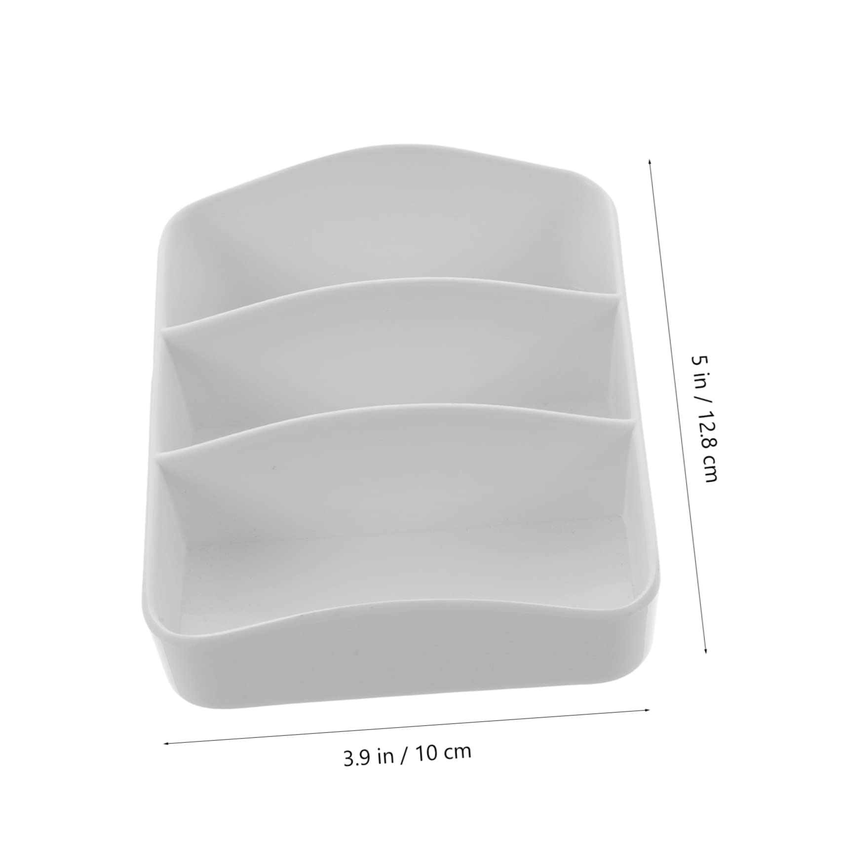 STOBAZA Tea Bag Organizer Multi Grid Storage Box Plastic Reusable Coffee Sugar Bag Holder Countertop Condiment Packet Holder for Kitchen Home Office Compartment Design