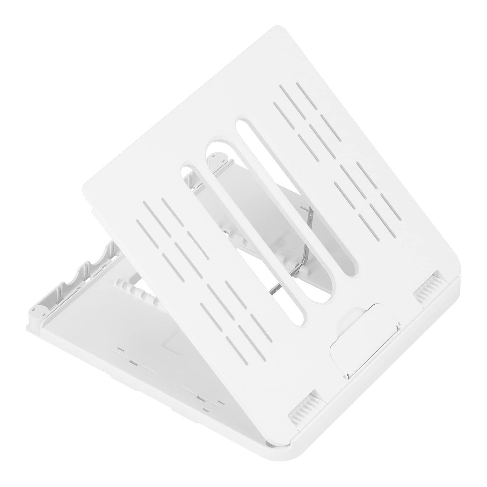 Wakects Składany Stojak na Tablet, 12-17 Cali, ABS, Wspornik z (WHITE)