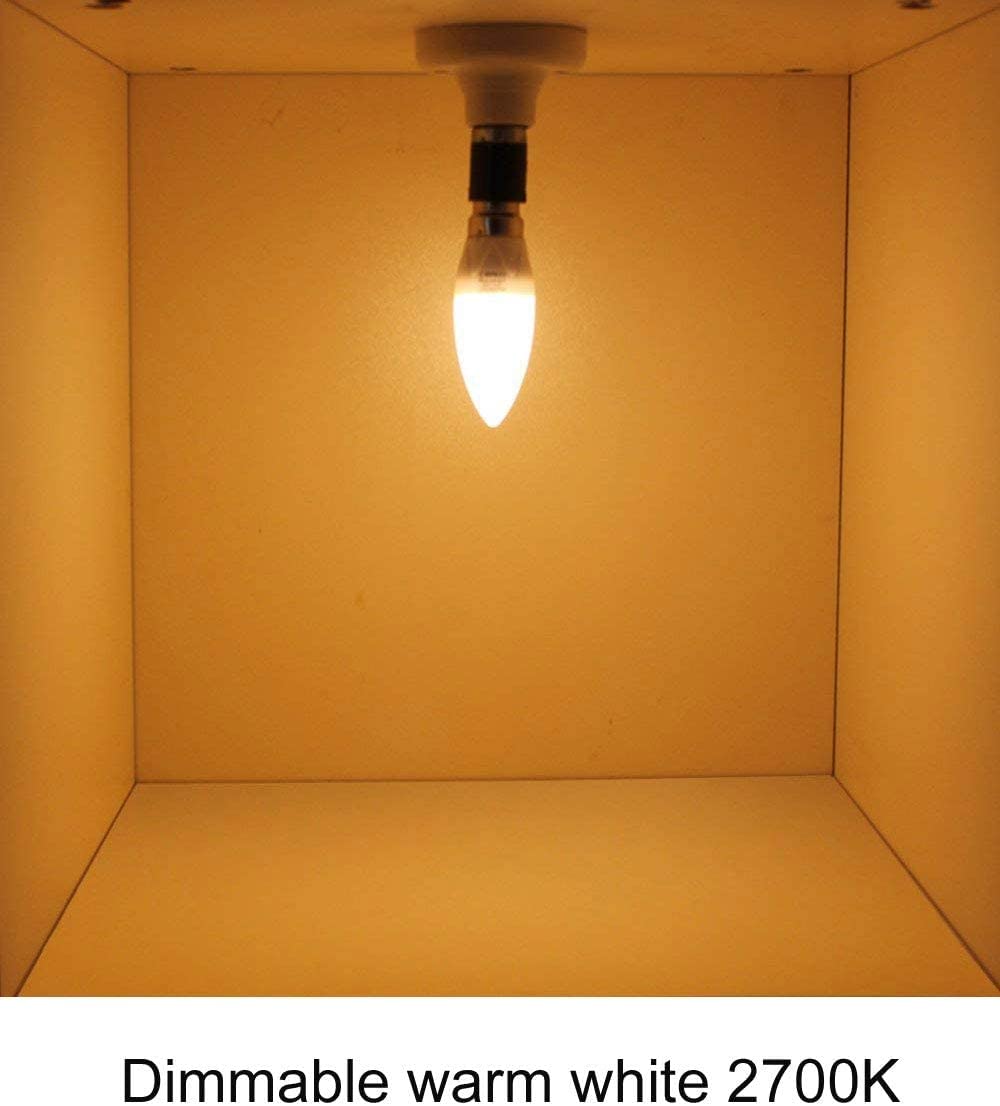 paul russells LED Candle Dimmable Fitting Light Bulbs, 5.5W
