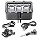 Neewer 3 LED POV Flash Dimmable Diving Light Underwater 30m Waterproof Diving Light Mount Kit for Gopro Hero4 Session, 4, 3+, 3, 2, 1,SJ4000/5000/6000/7000,Work with Gopro 3 Battery.