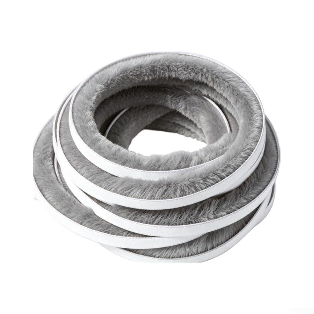 Cinta Autoadhesiva de Espuma Burlete para Ventanas y Sellador Aislante Térmico Anti para impacto 9x5mm Varios Colores(Gray)