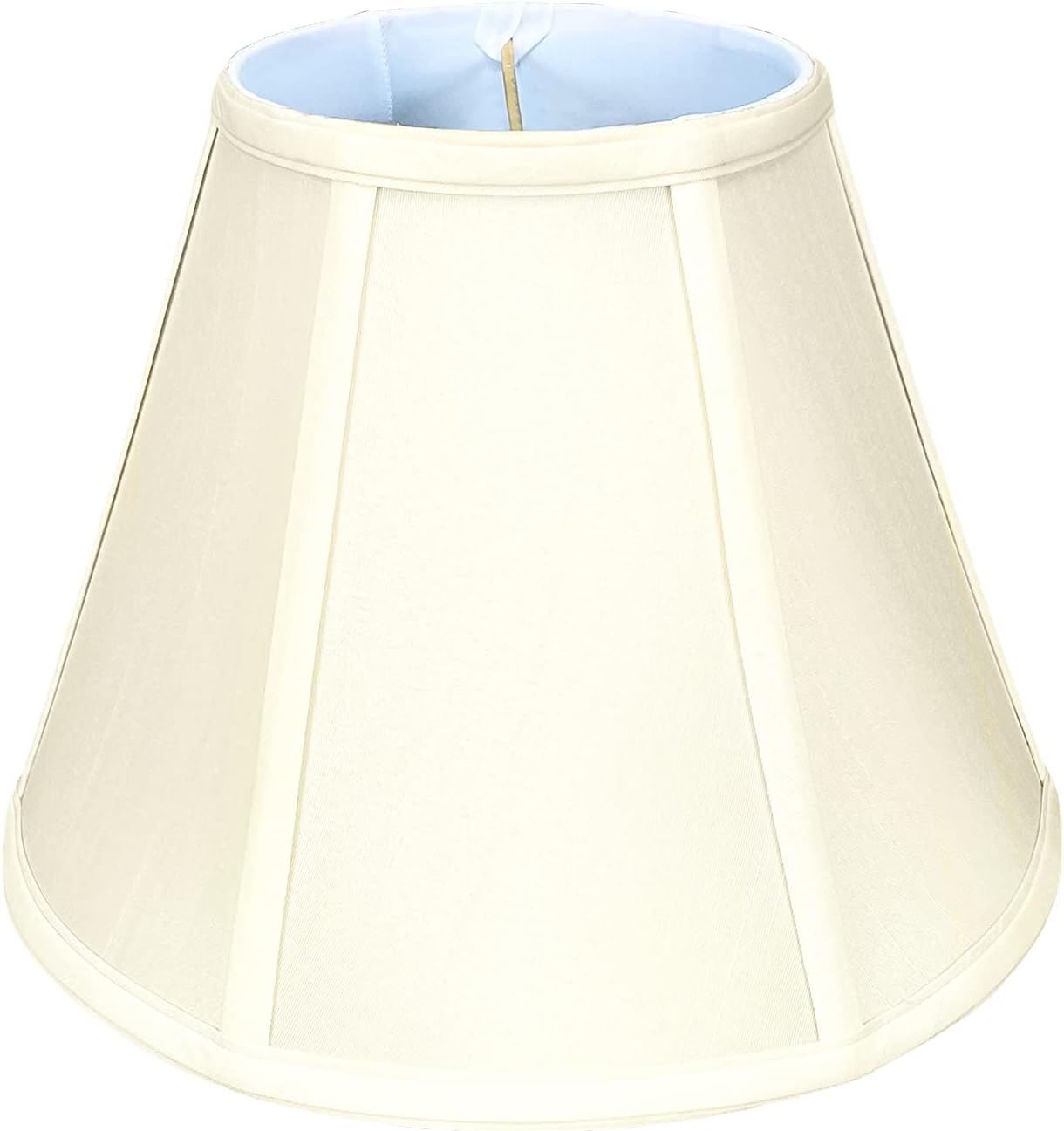 RDI Deep Empire Lamp Shade, UNO Fitter, Small Fabric Lamp shade, 6 x 12 x 9.25 (Top x Bottom x Height), Eggshell 6 x 12 x 9.25 UNO Fitter Eggshell