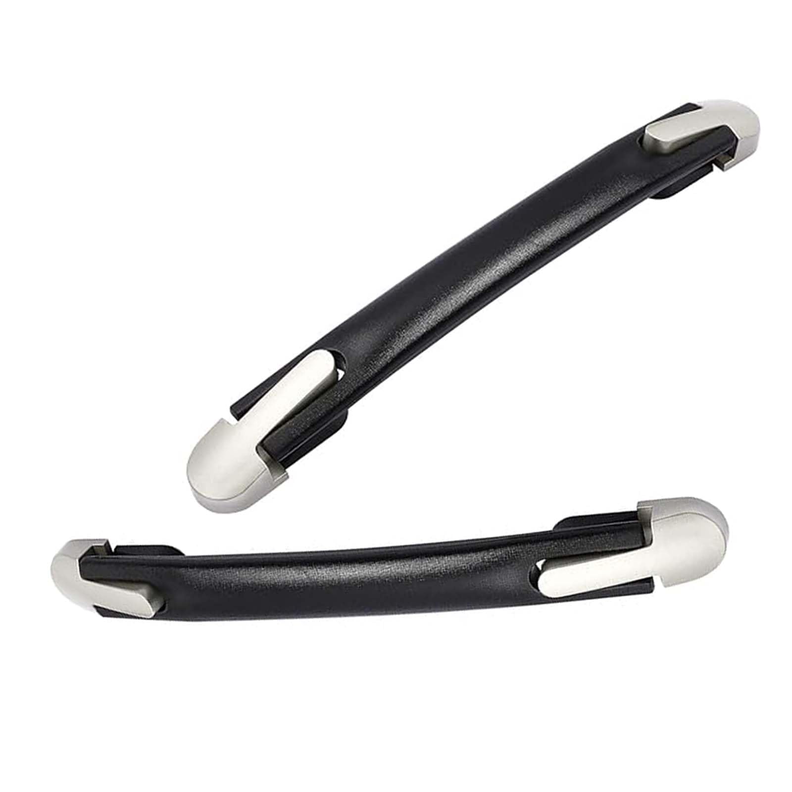 Alriedy Lot De 2 Poignées De Rechange Solides Pour Valise, Mallette à Outils Et Bagage - 24 Cm Noir - Installation Facile