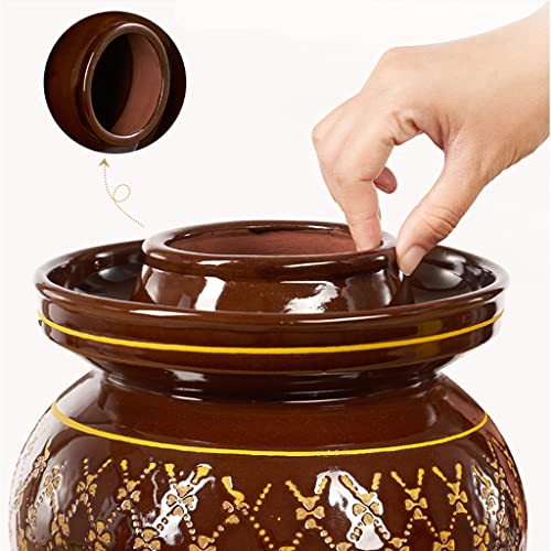 Olla de decapado tradicional para fermentar hasta 9kg de vegetales de forma natural 4