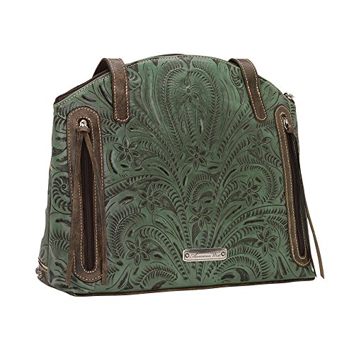 Annie's Secret Half Moon Tote for Women | Leather Lined Ambidextrous Conceal Carry Pocket on Back2