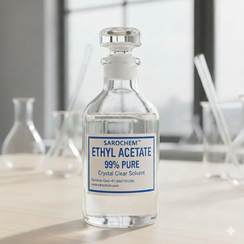 Ethyl Acetate - 99.9% Pure (Lab Tested) 500ML | CAS No.: 141-78-6 | CH3COOC2H5 | Crystal Clear | Fruity Odor | Density ~ 0.902 g/cm³ at 20°C - (Not for Medicinal Use)-image-30