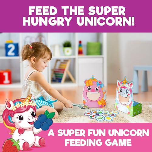 Image of Hungry Unicorns Game for Kids 3+ Years | Toys & Gifts for Boys & Girls Ages 3-6 | Kids' Game | Birthday Gift for Ages 2-5 | Educational Toy