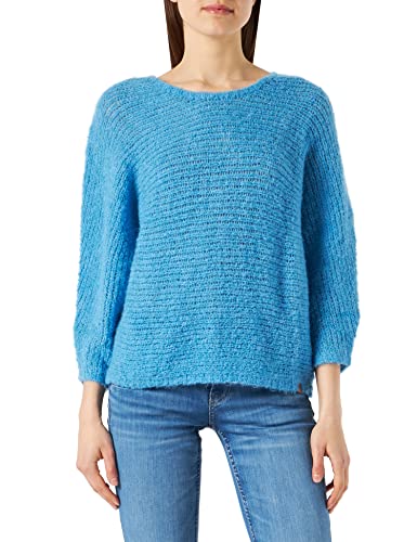 Camel Active Womenswear 309590/7k25 Sweater Cache-épaules, Bleu Eau, M Femme Cover