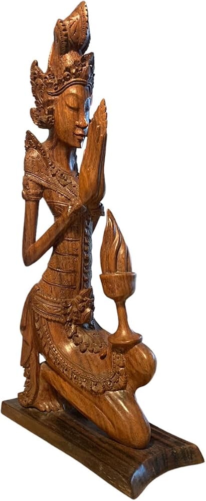 ミャンマー　木彫像　オブジェ　木製　木彫り　雑貨　インテリア　置物　魔除け ミャンマー 木彫像 オブジェ 木製 木彫り 雑貨 インテリア 置物