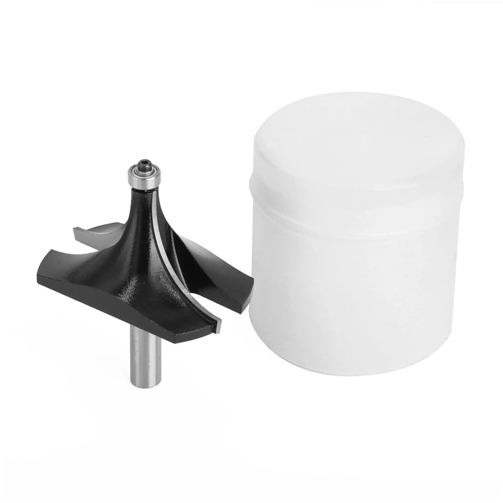 Drehmaschine 12-mm-Rundfräser mit 1/2-Zoll-Schaft for große Ecken for Kantenfräsen in der Holzbearbeitung, klassischer Fräser(12.7mm)