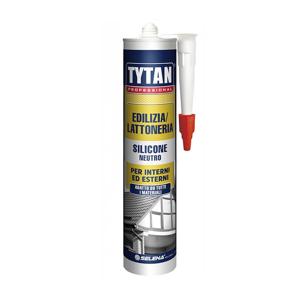 silicone neutro per edilizia/​lattoneria bianco ml 300 Tytan